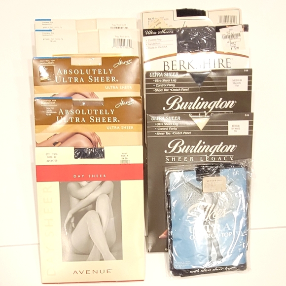 Hosiery bundle 10 pairs. Pearl, Black, Brown, Navy. - Picture 11 of 11
